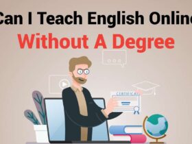 can i teach english online without a degree